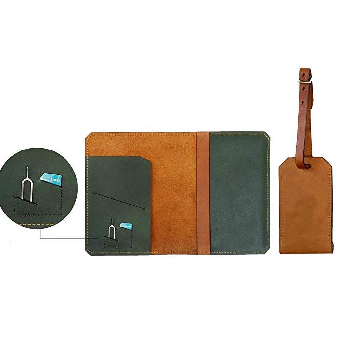 ผู้ถือหนังสือเดินทางและแท็กกระเป๋า 1 Passport holder and luggage tag 1