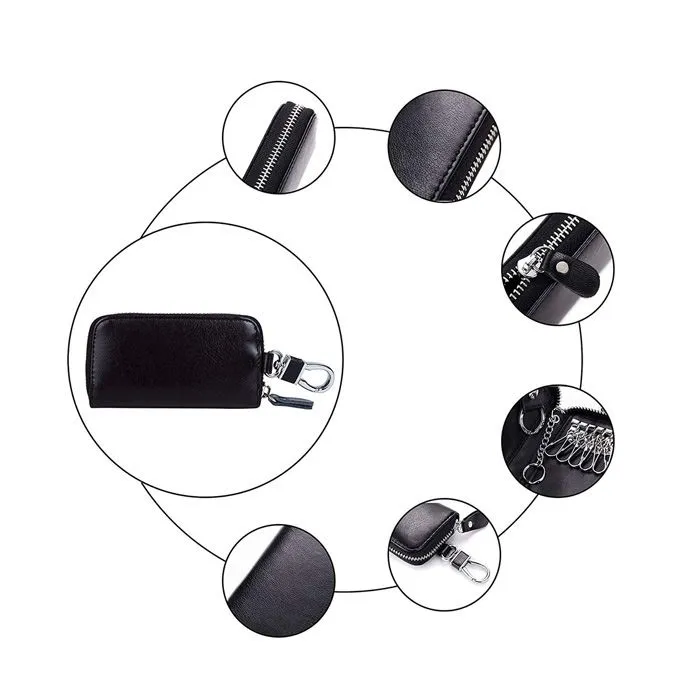 Leather Car Key Case 5