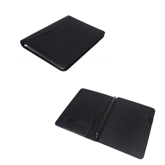 Black Business A4 PU Leather File Folder