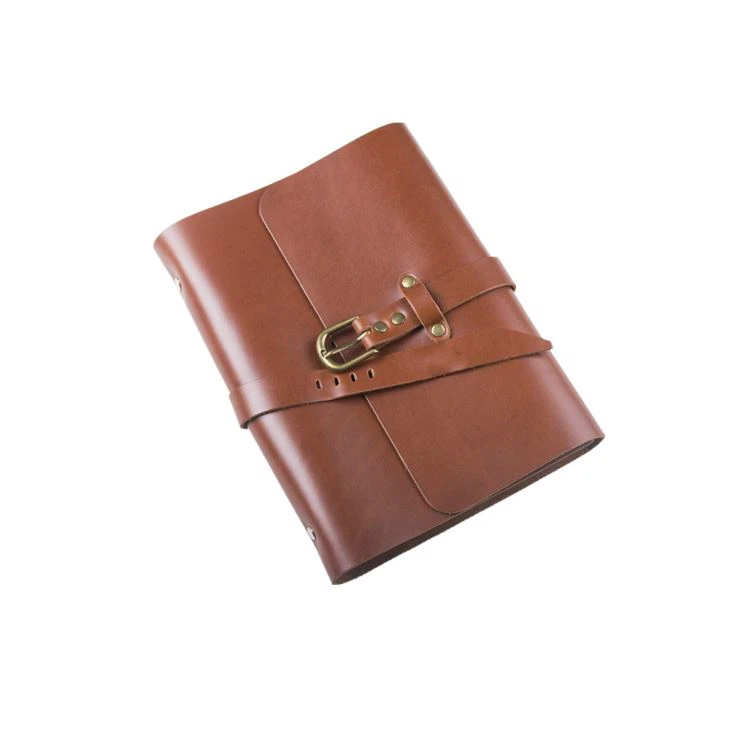 Buckle A5 Refillable Leather Journal Cover